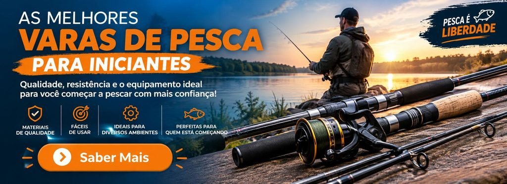 vara de pesca para iniciantes